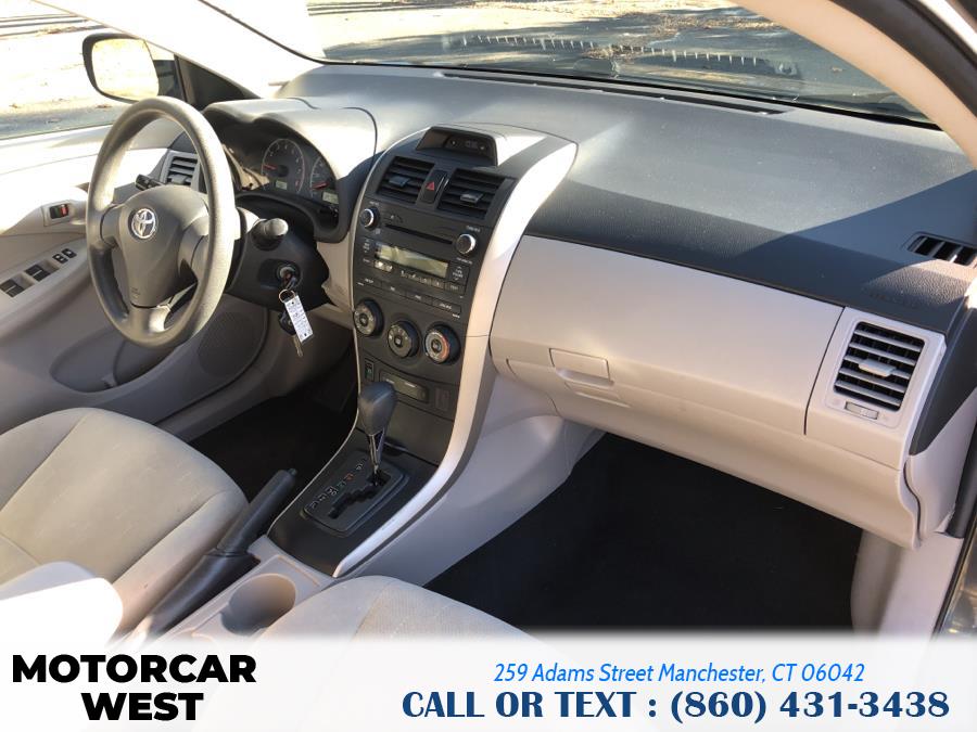 2012 Toyota Corolla 4dr Sdn Auto LE (Natl), available for sale in Manchester, Connecticut | Motorcar West. Manchester, Connecticut 2012 Toyota Corolla 4dr Sdn Auto LE (Natl), available for sale in Manchester, Connecticut | Motorcar West. Manchester, Connecticut