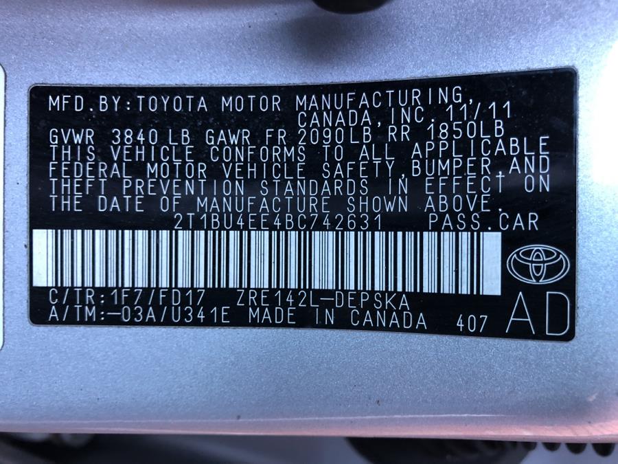2011 Toyota Corolla 4dr Sdn Auto S, available for sale in Waterbury, Connecticut | National Auto Brokers, Inc.. Waterbury, Connecticut 2011 Toyota Corolla 4dr Sdn Auto S, available for sale in Waterbury, Connecticut | National Auto Brokers, Inc.. Waterbury, Connecticut
