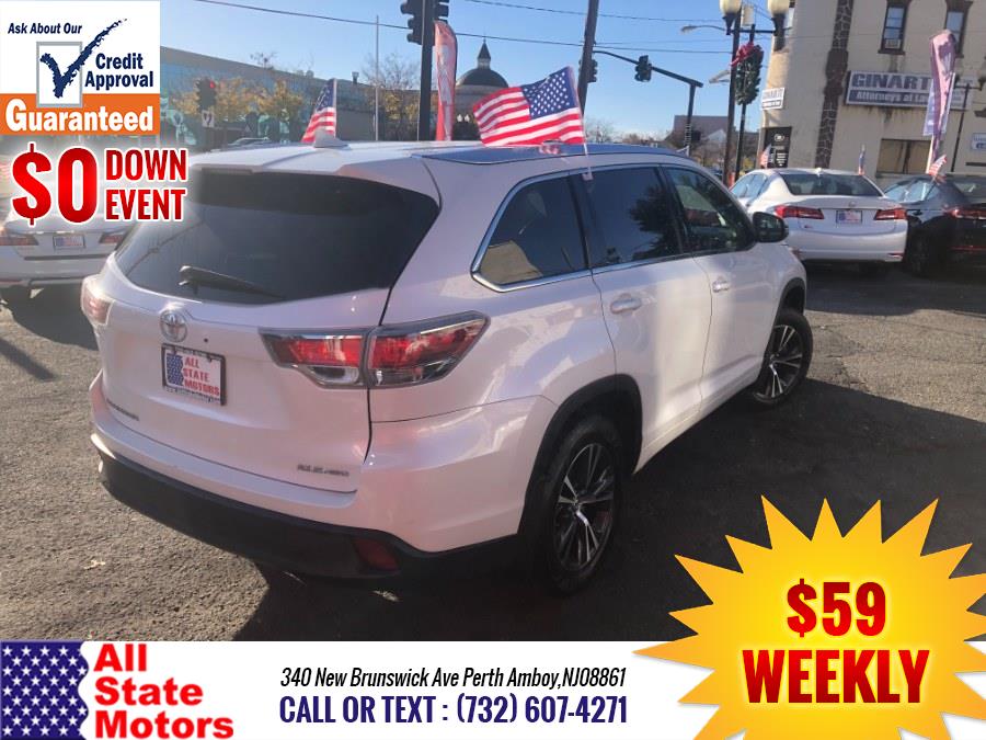 2016 Toyota Highlander AWD 4dr V6 XLE (Natl), available for sale in Perth Amboy, New Jersey | All State Motor Inc. Perth Amboy, New Jersey 2016 Toyota Highlander AWD 4dr V6 XLE (Natl), available for sale in Perth Amboy, New Jersey | All State Motor Inc. Perth Amboy, New Jersey
