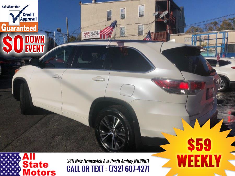 2016 Toyota Highlander AWD 4dr V6 XLE (Natl), available for sale in Perth Amboy, New Jersey | All State Motor Inc. Perth Amboy, New Jersey 2016 Toyota Highlander AWD 4dr V6 XLE (Natl), available for sale in Perth Amboy, New Jersey | All State Motor Inc. Perth Amboy, New Jersey
