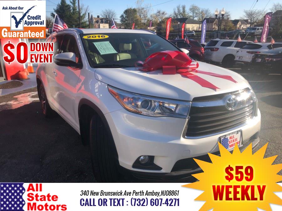 2016 Toyota Highlander AWD 4dr V6 XLE (Natl), available for sale in Perth Amboy, New Jersey | All State Motor Inc. Perth Amboy, New Jersey 2016 Toyota Highlander AWD 4dr V6 XLE (Natl), available for sale in Perth Amboy, New Jersey | All State Motor Inc. Perth Amboy, New Jersey