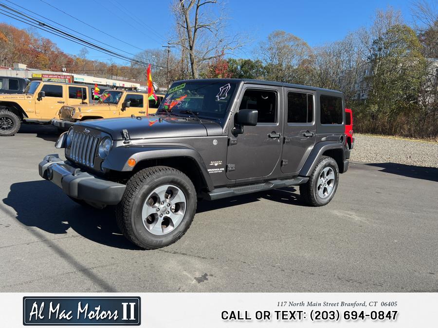 Gray Four Wheel Drive 2017 Jeep Wrangler Unlimited Branford, CT | Al Mac  Motors 2