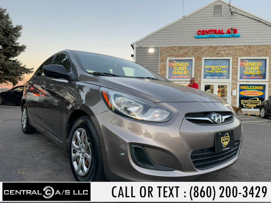 Used Hyundai Accent 4dr Sdn Auto GLS 2013 | Central A/S LLC. East Windsor, Connecticut