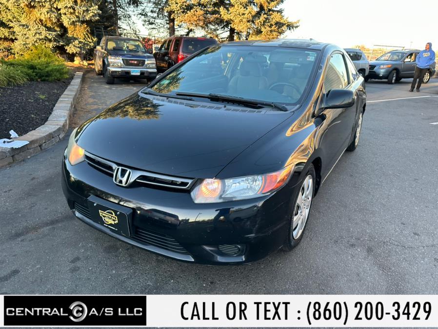 2007 Honda Civic Cpe 2dr AT LX, available for sale in East Windsor, Connecticut | Central A/S LLC. East Windsor, Connecticut 2007 Honda Civic Cpe 2dr AT LX, available for sale in East Windsor, Connecticut | Central A/S LLC. East Windsor, Connecticut
