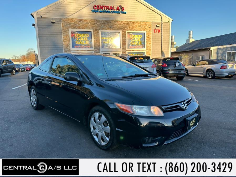 2007 Honda Civic Cpe 2dr AT LX, available for sale in East Windsor, Connecticut | Central A/S LLC. East Windsor, Connecticut 2007 Honda Civic Cpe 2dr AT LX, available for sale in East Windsor, Connecticut | Central A/S LLC. East Windsor, Connecticut