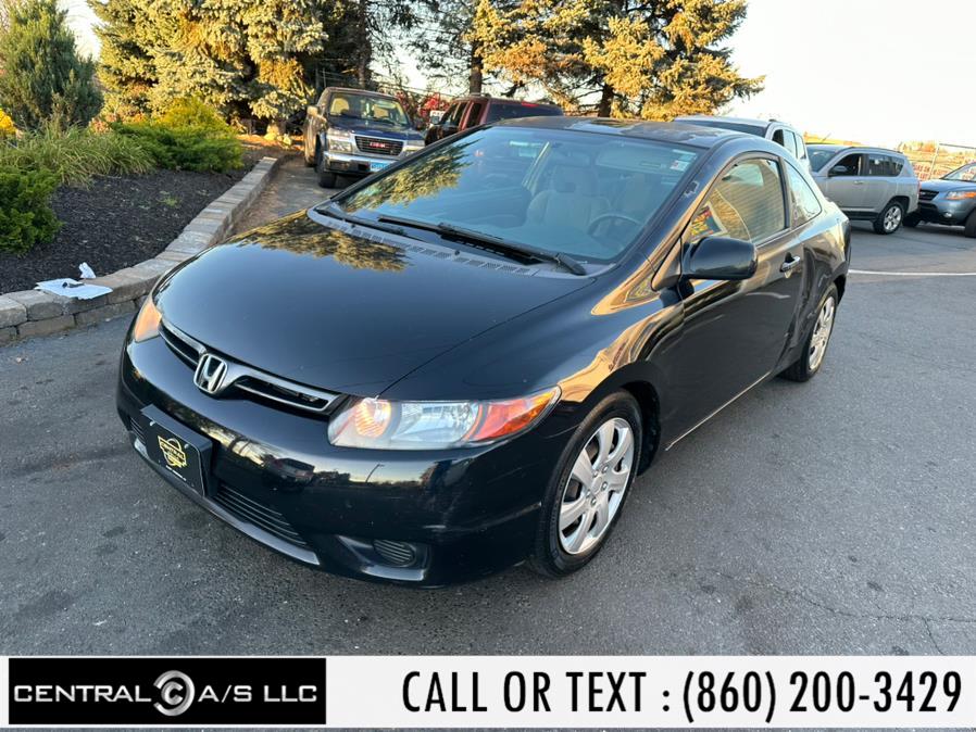2007 Honda Civic Cpe 2dr AT LX, available for sale in East Windsor, Connecticut | Central A/S LLC. East Windsor, Connecticut 2007 Honda Civic Cpe 2dr AT LX, available for sale in East Windsor, Connecticut | Central A/S LLC. East Windsor, Connecticut