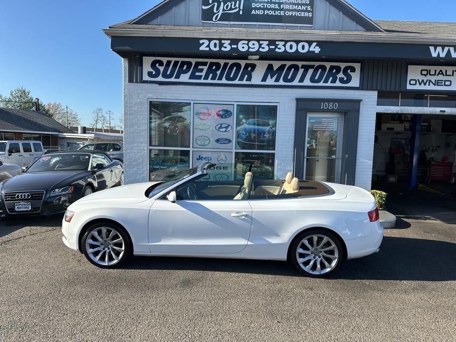 Used AUDI AUDI A5 CABRIOLET 2dr Cabriolet Auto quattro 2.0T Premium Plus 2014 | Superior Motors LLC. Milford, Connecticut