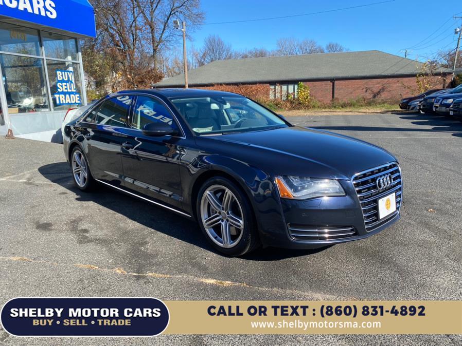 2013 Audi A8 L 4dr Sdn 4.0L, available for sale in Springfield, Massachusetts | Shelby Motor Cars. Springfield, Massachusetts 2013 Audi A8 L 4dr Sdn 4.0L, available for sale in Springfield, Massachusetts | Shelby Motor Cars. Springfield, Massachusetts