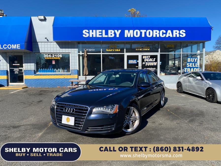 2013 Audi A8 L 4dr Sdn 4.0L, available for sale in Springfield, Massachusetts | Shelby Motor Cars. Springfield, Massachusetts