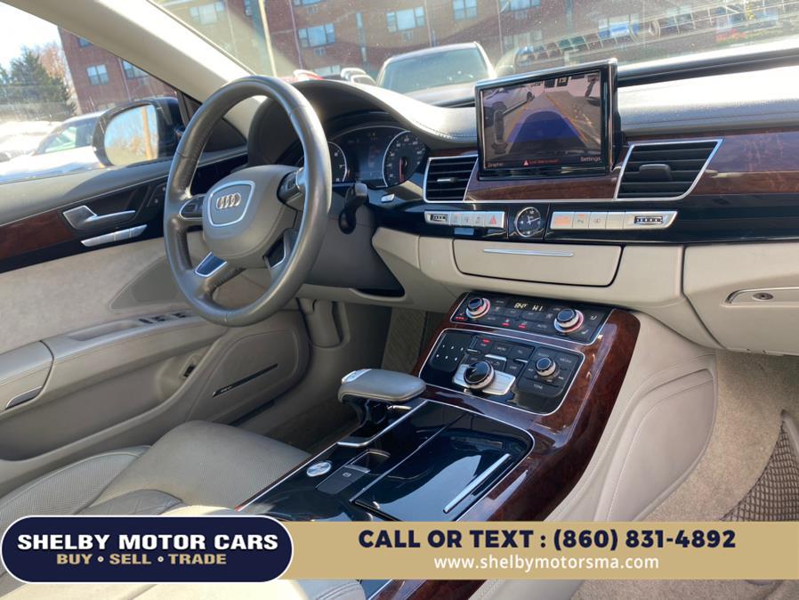 2013 Audi A8 L 4dr Sdn 4.0L, available for sale in Springfield, Massachusetts | Shelby Motor Cars. Springfield, Massachusetts 2013 Audi A8 L 4dr Sdn 4.0L, available for sale in Springfield, Massachusetts | Shelby Motor Cars. Springfield, Massachusetts