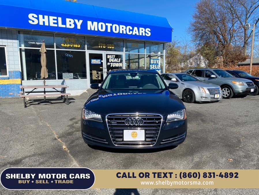 2013 Audi A8 L 4dr Sdn 4.0L, available for sale in Springfield, Massachusetts | Shelby Motor Cars. Springfield, Massachusetts 2013 Audi A8 L 4dr Sdn 4.0L, available for sale in Springfield, Massachusetts | Shelby Motor Cars. Springfield, Massachusetts
