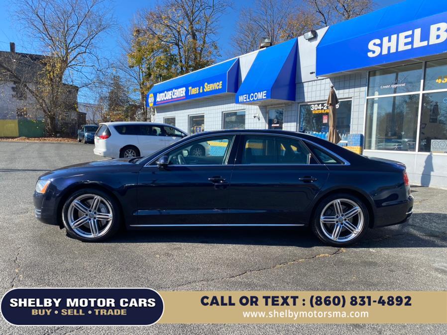 2013 Audi A8 L 4dr Sdn 4.0L, available for sale in Springfield, Massachusetts | Shelby Motor Cars. Springfield, Massachusetts 2013 Audi A8 L 4dr Sdn 4.0L, available for sale in Springfield, Massachusetts | Shelby Motor Cars. Springfield, Massachusetts