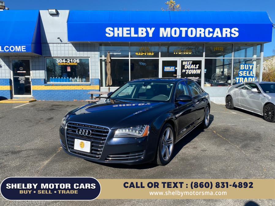 2013 Audi A8 L 4dr Sdn 4.0L, available for sale in Springfield, Massachusetts | Shelby Motor Cars. Springfield, Massachusetts 2013 Audi A8 L 4dr Sdn 4.0L, available for sale in Springfield, Massachusetts | Shelby Motor Cars. Springfield, Massachusetts