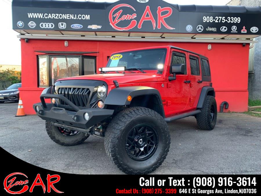 Used Jeep Wrangler Unlimited 4WD 4dr Willys Wheeler 2015 | Car Zone. Linden, New Jersey