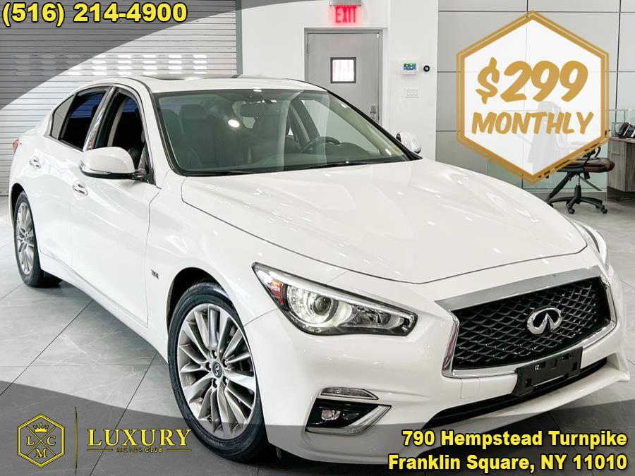 2018 INFINITI Q50 3.0t LUXE AWD, available for sale in Franklin Square, New York | Luxury Motor Club. Franklin Square, New York