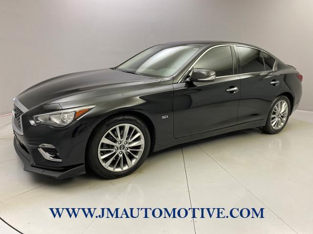 2018 Infiniti Q50 3.0t LUXE AWD, available for sale in Naugatuck, Connecticut | J&M Automotive Sls&Svc LLC. Naugatuck, Connecticut