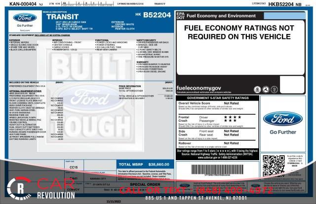 Used Ford 350 Transit Van 2017 | Car Revolution. Avenel, New Jersey Used Ford 350 Transit Van 2017 | Car Revolution. Avenel, New Jersey