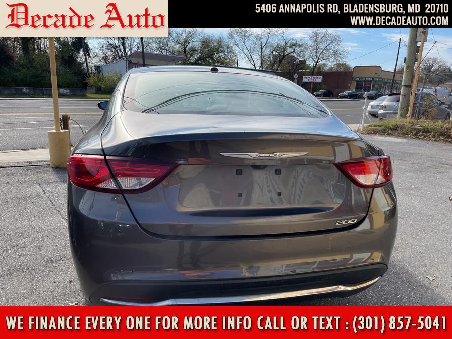 Used Chrysler 200 4dr Sdn Limited FWD 2015 | Decade Auto. Bladensburg, Maryland Used Chrysler 200 4dr Sdn Limited FWD 2015 | Decade Auto. Bladensburg, Maryland