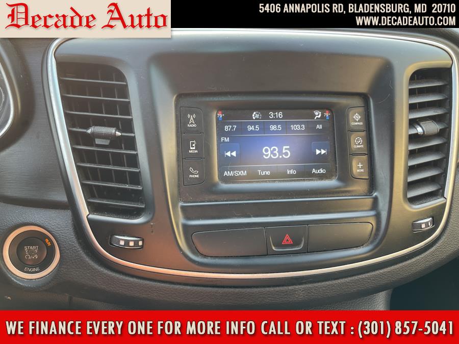 Used Chrysler 200 4dr Sdn Limited FWD 2015 | Decade Auto. Bladensburg, Maryland Used Chrysler 200 4dr Sdn Limited FWD 2015 | Decade Auto. Bladensburg, Maryland