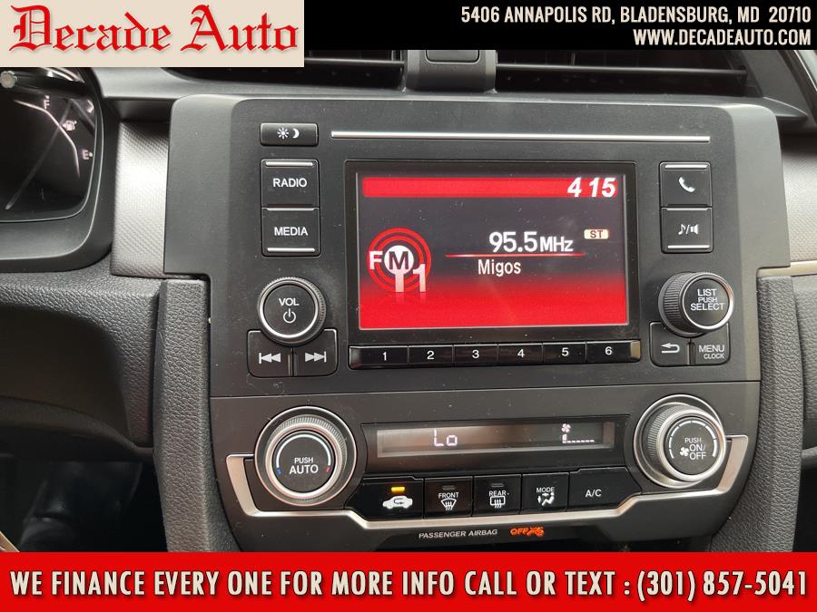 2017 Honda Civic Sedan LX CVT, available for sale in Bladensburg, Maryland | Decade Auto. Bladensburg, Maryland 2017 Honda Civic Sedan LX CVT, available for sale in Bladensburg, Maryland | Decade Auto. Bladensburg, Maryland