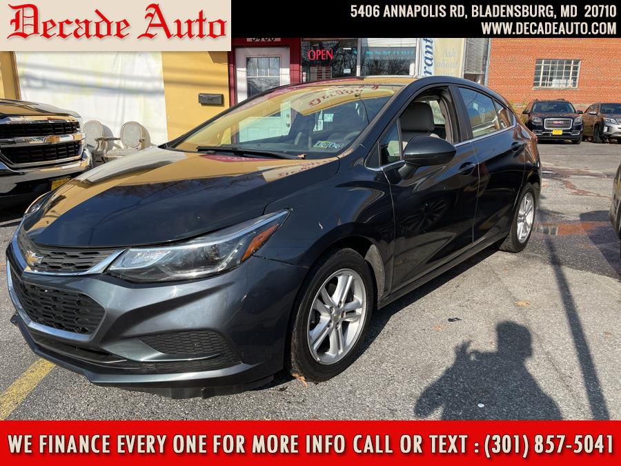 2017 Chevrolet Cruze 4dr HB 1.4L LT w/1SD, available for sale in Bladensburg, Maryland | Decade Auto. Bladensburg, Maryland 2017 Chevrolet Cruze 4dr HB 1.4L LT w/1SD, available for sale in Bladensburg, Maryland | Decade Auto. Bladensburg, Maryland