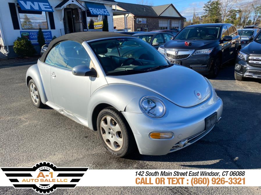 2003 Volkswagen New Beetle Convertible 2dr Convertible GLS Manual, available for sale in East Windsor, Connecticut | A1 Auto Sale LLC. East Windsor, Connecticut 2003 Volkswagen New Beetle Convertible 2dr Convertible GLS Manual, available for sale in East Windsor, Connecticut | A1 Auto Sale LLC. East Windsor, Connecticut