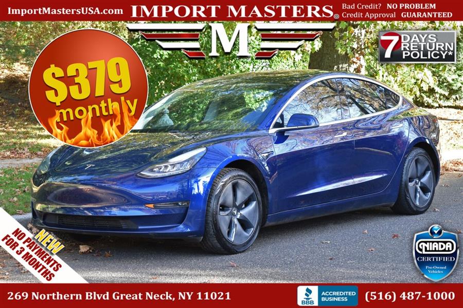Used Tesla Model 3 Long Range 4dr Fastback 2018 | Camy Cars. Great Neck, New York