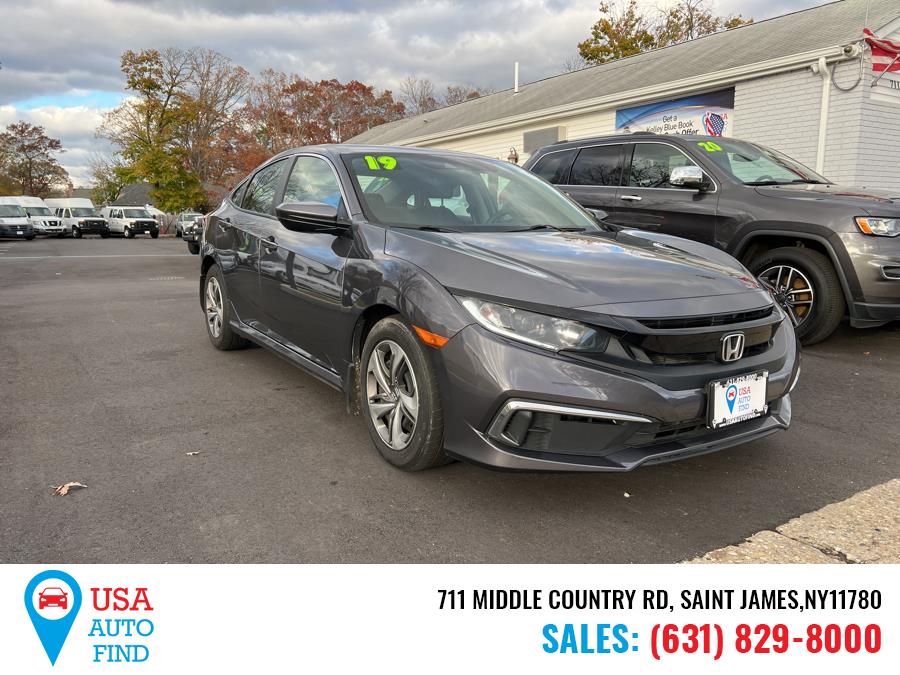 2019 Honda Civic Sedan LX CVT, available for sale in Saint James, New York | USA Auto Find. Saint James, New York 2019 Honda Civic Sedan LX CVT, available for sale in Saint James, New York | USA Auto Find. Saint James, New York