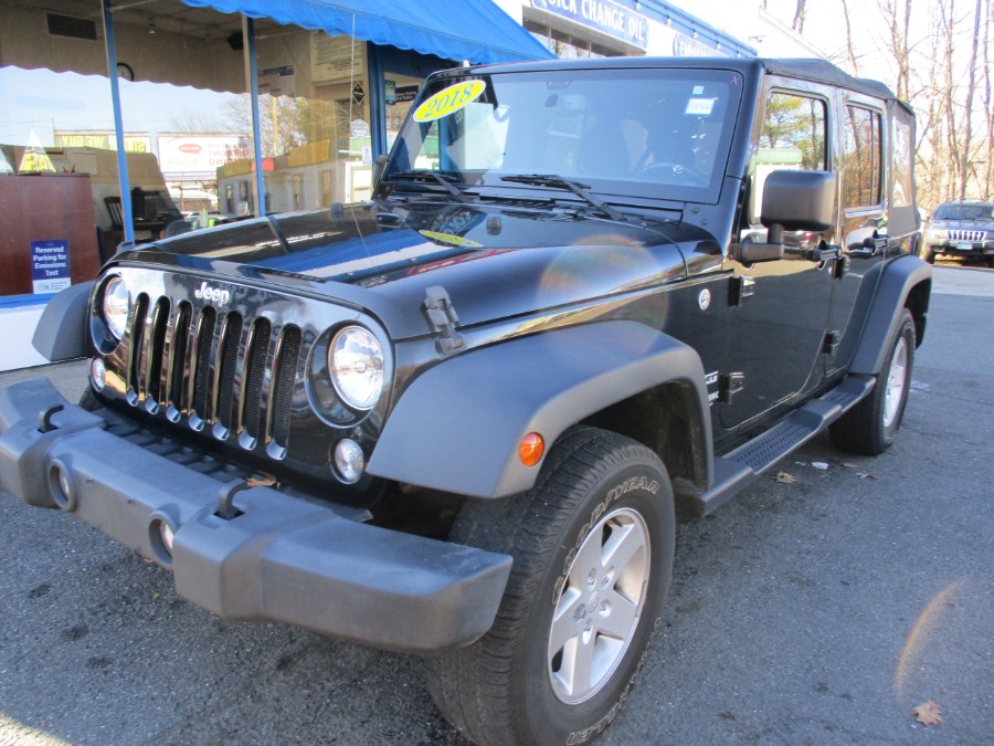 Used Jeep Wrangler JK Unlimited Sport S 4x4 2018 | Cos Central Auto. Meriden, Connecticut Used Jeep Wrangler JK Unlimited Sport S 4x4 2018 | Cos Central Auto. Meriden, Connecticut