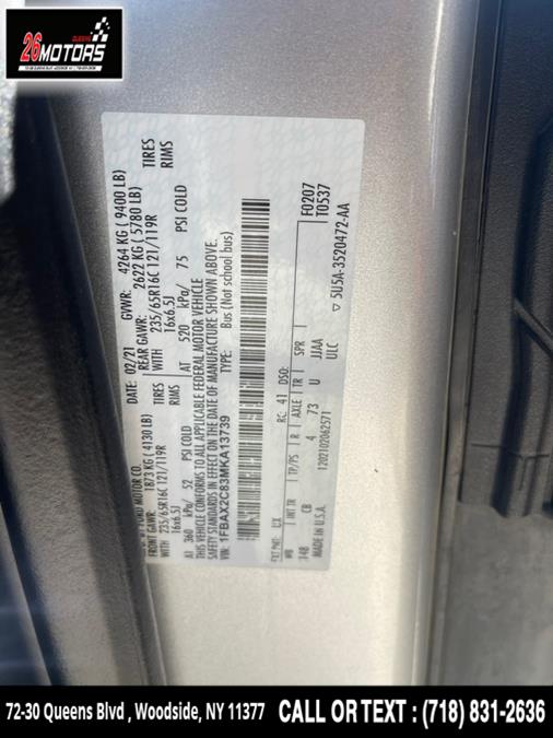 Used Ford Transit Passenger Wagon T-350 148" Med Roof XLT RWD 2021 | 26 Motors Queens. Woodside, New York Used Ford Transit Passenger Wagon T-350 148" Med Roof XLT RWD 2021 | 26 Motors Queens. Woodside, New York