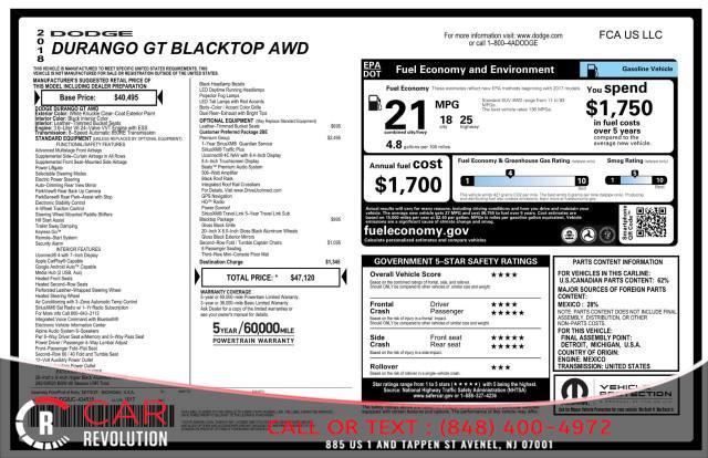 2018 Dodge Durango GT, available for sale in Avenel, New Jersey | Car Revolution. Avenel, New Jersey 2018 Dodge Durango GT, available for sale in Avenel, New Jersey | Car Revolution. Avenel, New Jersey