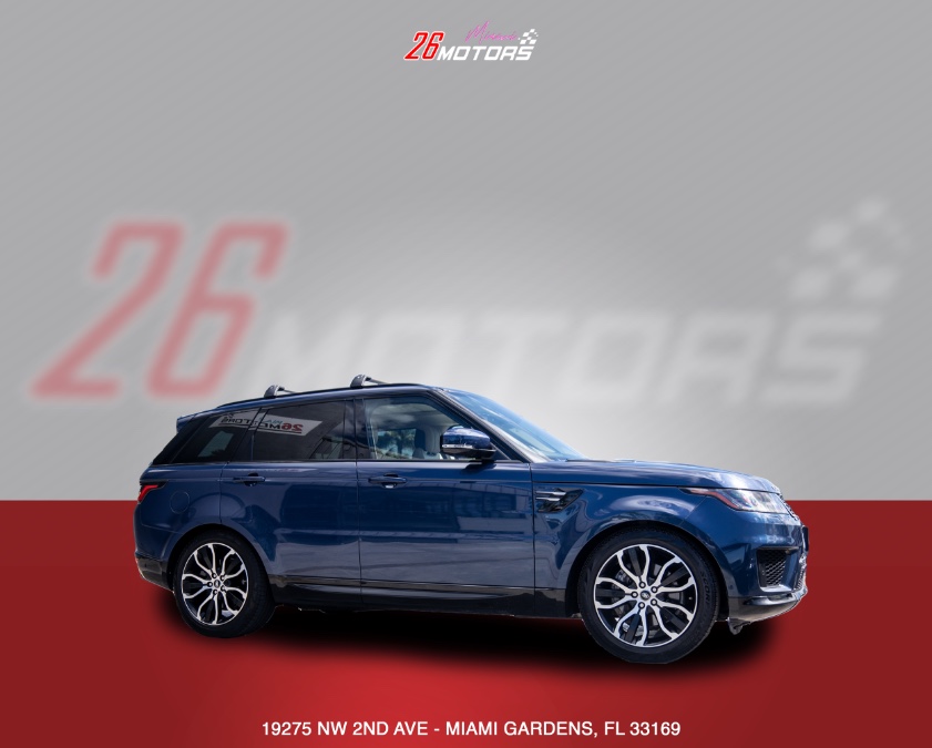 2019 Land Rover Range Rover Sport Turbo i6 MHEV HSE, available for sale in Miami, Florida | 26 Motors Miami. Miami, Florida 2019 Land Rover Range Rover Sport Turbo i6 MHEV HSE, available for sale in Miami, Florida | 26 Motors Miami. Miami, Florida