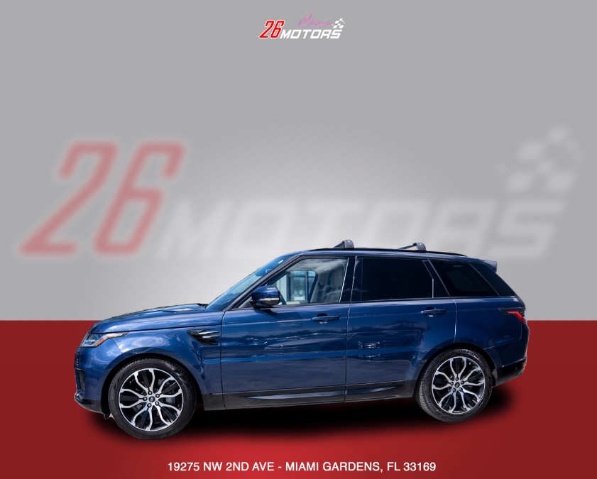 2019 Land Rover Range Rover Sport Turbo i6 MHEV HSE, available for sale in Miami, Florida | 26 Motors Miami. Miami, Florida 2019 Land Rover Range Rover Sport Turbo i6 MHEV HSE, available for sale in Miami, Florida | 26 Motors Miami. Miami, Florida