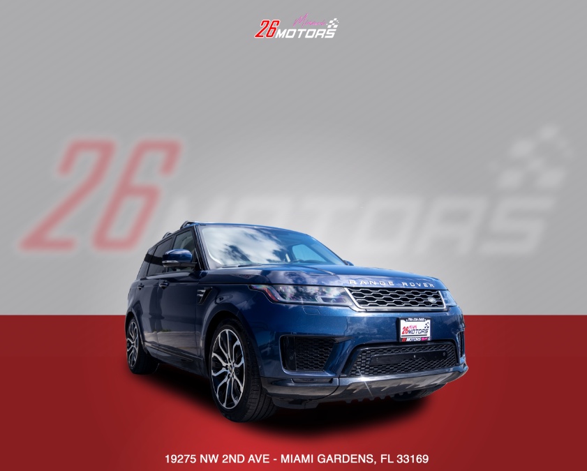 2019 Land Rover Range Rover Sport Turbo i6 MHEV HSE, available for sale in Miami, Florida | 26 Motors Miami. Miami, Florida 2019 Land Rover Range Rover Sport Turbo i6 MHEV HSE, available for sale in Miami, Florida | 26 Motors Miami. Miami, Florida