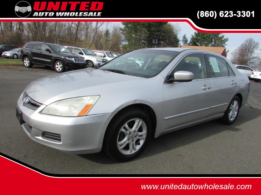 2007 Honda Accord Sdn 4dr I4 AT LX SE, available for sale in East Windsor, Connecticut | United Auto Sales of E Windsor, Inc. East Windsor, Connecticut