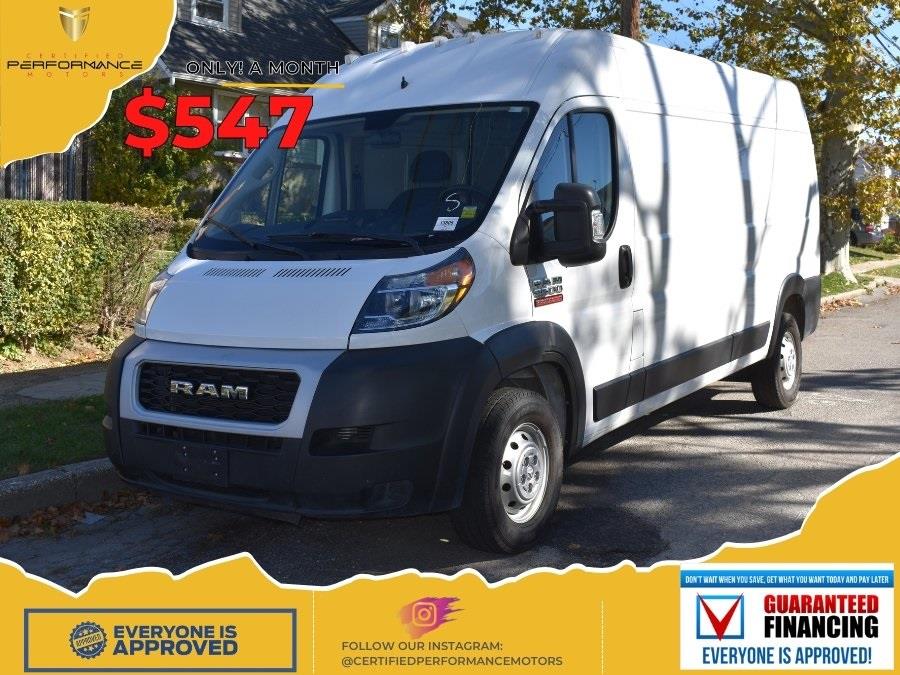 2019 Ram Promaster 2500 High Roof, available for sale in Valley Stream, New York | Certified Performance Motors. Valley Stream, New York