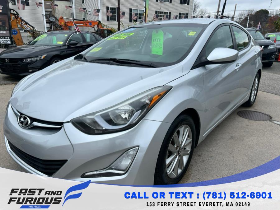 2015 Hyundai Elantra 4dr Sdn Man SE (Ulsan Plant), available for sale in Everett, Massachusetts | Fast & Furious Motors. Everett, Massachusetts