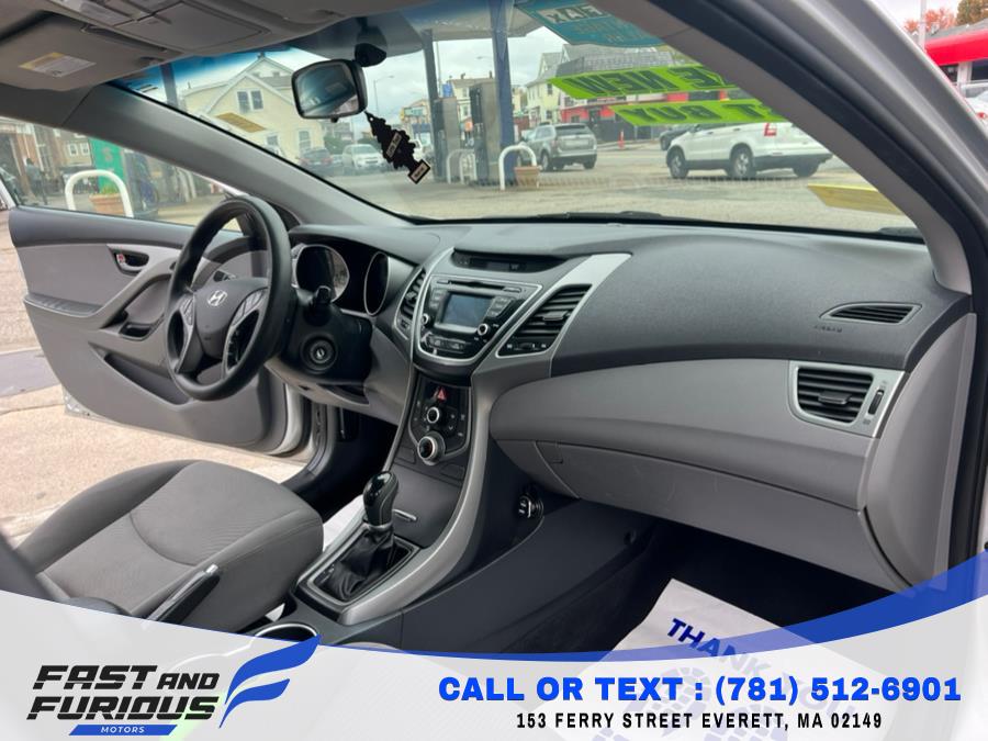 2015 Hyundai Elantra 4dr Sdn Man SE (Ulsan Plant), available for sale in Everett, Massachusetts | Fast & Furious Motors. Everett, Massachusetts 2015 Hyundai Elantra 4dr Sdn Man SE (Ulsan Plant), available for sale in Everett, Massachusetts | Fast & Furious Motors. Everett, Massachusetts