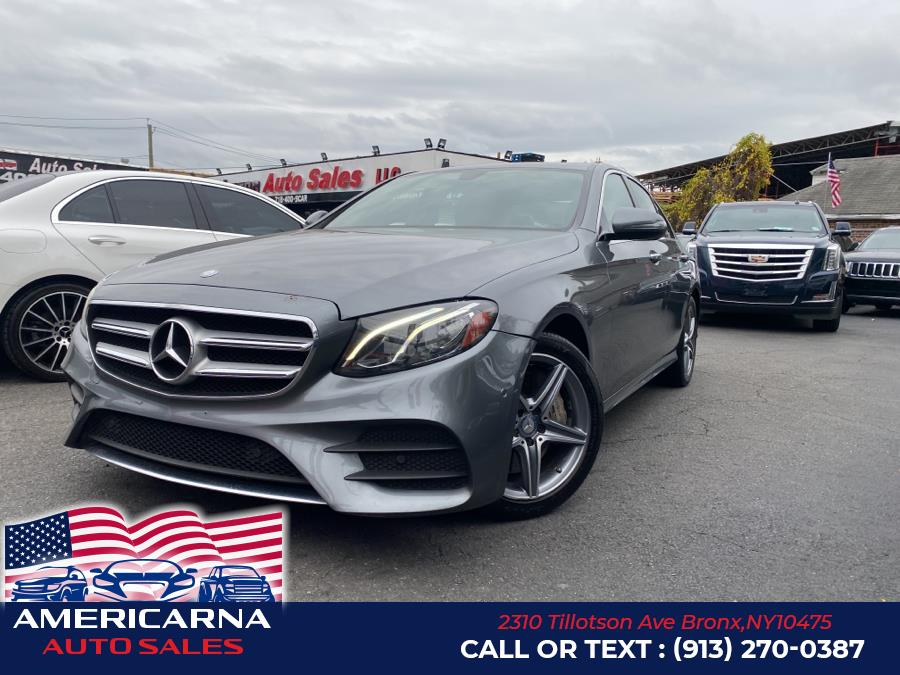 Used Mercedes-Benz E-Class E 300 Sport 4MATIC Sedan 2017 | Americarna Auto Sales LLC. Bronx, New York Used Mercedes-Benz E-Class E 300 Sport 4MATIC Sedan 2017 | Americarna Auto Sales LLC. Bronx, New York
