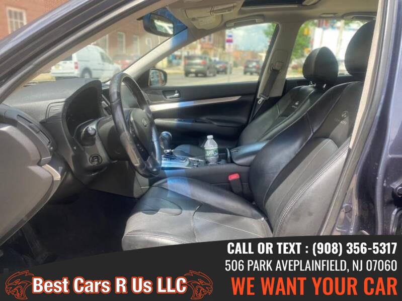 2013 INFINITI G37 Sedan 4dr x AWD, available for sale in Plainfield, New Jersey | Best Cars R Us LLC. Plainfield, New Jersey 2013 INFINITI G37 Sedan 4dr x AWD, available for sale in Plainfield, New Jersey | Best Cars R Us LLC. Plainfield, New Jersey