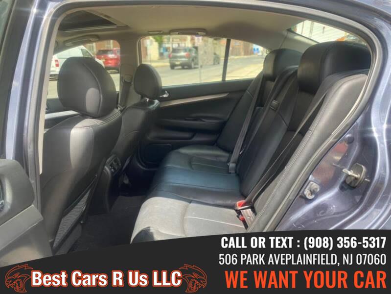 2013 INFINITI G37 Sedan 4dr x AWD, available for sale in Plainfield, New Jersey | Best Cars R Us LLC. Plainfield, New Jersey 2013 INFINITI G37 Sedan 4dr x AWD, available for sale in Plainfield, New Jersey | Best Cars R Us LLC. Plainfield, New Jersey