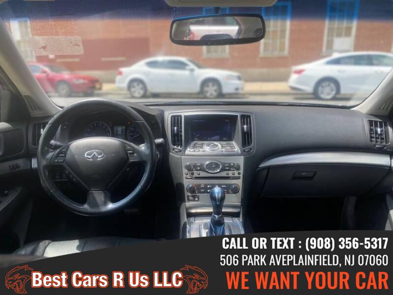 2013 INFINITI G37 Sedan 4dr x AWD, available for sale in Plainfield, New Jersey | Best Cars R Us LLC. Plainfield, New Jersey 2013 INFINITI G37 Sedan 4dr x AWD, available for sale in Plainfield, New Jersey | Best Cars R Us LLC. Plainfield, New Jersey