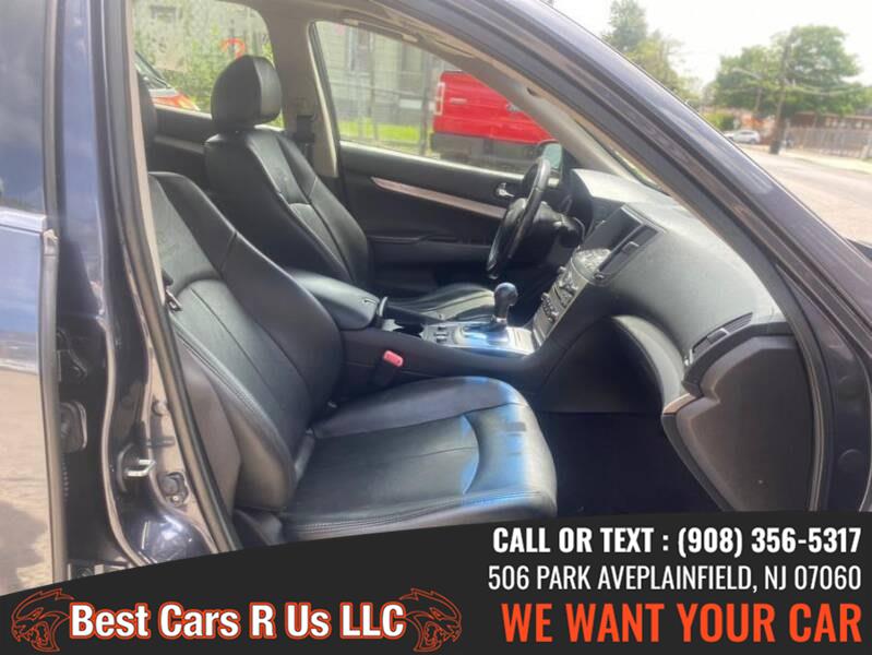 2013 INFINITI G37 Sedan 4dr x AWD, available for sale in Plainfield, New Jersey | Best Cars R Us LLC. Plainfield, New Jersey 2013 INFINITI G37 Sedan 4dr x AWD, available for sale in Plainfield, New Jersey | Best Cars R Us LLC. Plainfield, New Jersey