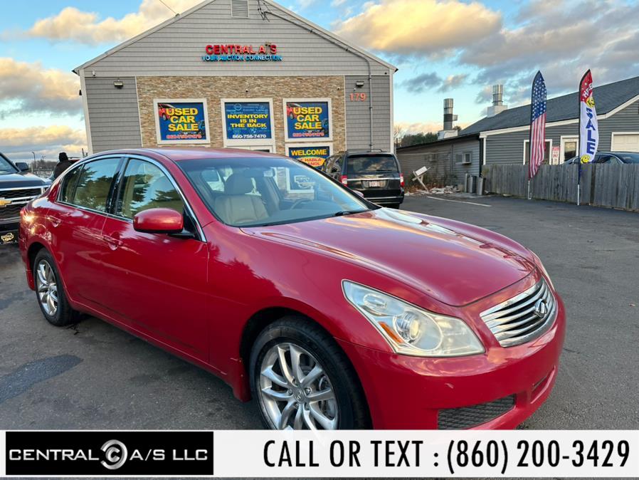 2008 INFINITI G35 Sedan 4dr x AWD, available for sale in East Windsor, Connecticut | Central A/S LLC. East Windsor, Connecticut