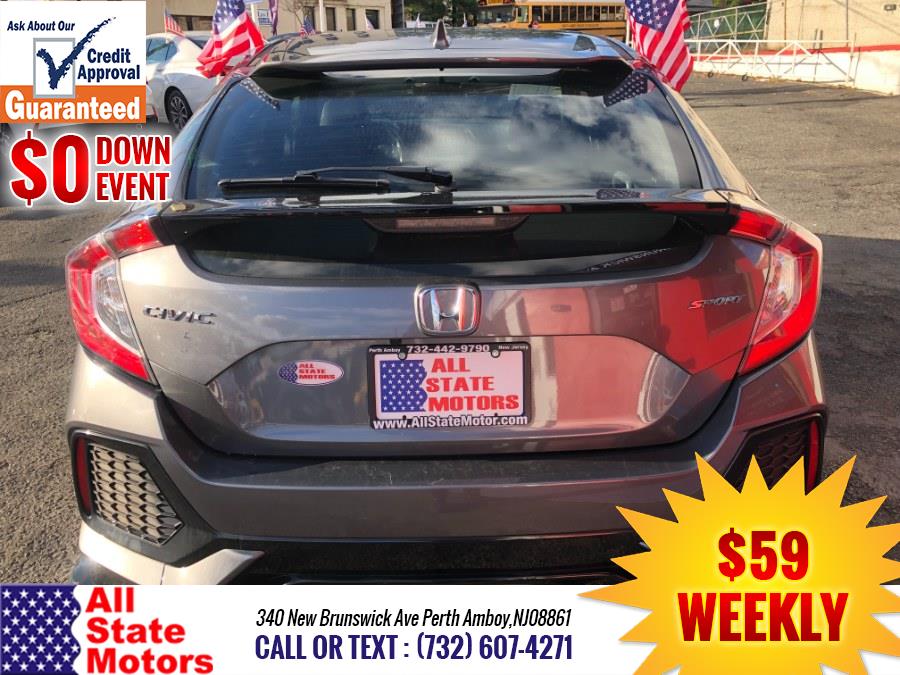 2019 Honda Civic Hatchback Sport CVT, available for sale in Perth Amboy, New Jersey | All State Motor Inc. Perth Amboy, New Jersey 2019 Honda Civic Hatchback Sport CVT, available for sale in Perth Amboy, New Jersey | All State Motor Inc. Perth Amboy, New Jersey