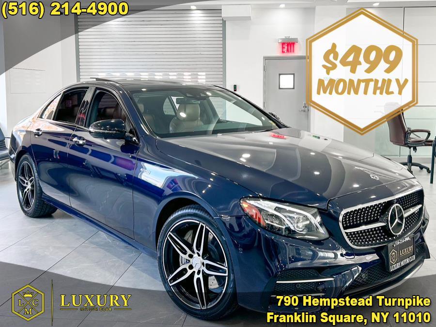 2018 Mercedes-Benz E-Class AMG E 43 4MATIC Sedan, available for sale in Franklin Square, New York | Luxury Motor Club. Franklin Square, New York 2018 Mercedes-Benz E-Class AMG E 43 4MATIC Sedan, available for sale in Franklin Square, New York | Luxury Motor Club. Franklin Square, New York