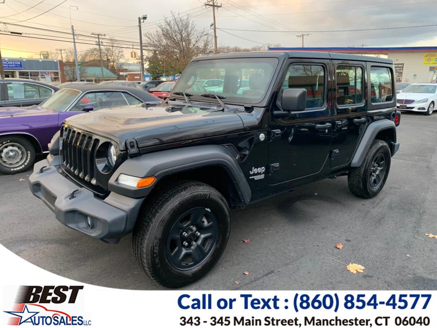 2020 Jeep Wrangler Unlimited Sport S 4x4, available for sale in Manchester, Connecticut | Best Auto Sales LLC. Manchester, Connecticut 2020 Jeep Wrangler Unlimited Sport S 4x4, available for sale in Manchester, Connecticut | Best Auto Sales LLC. Manchester, Connecticut