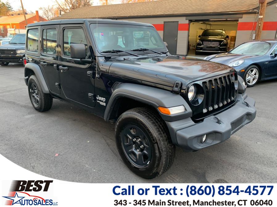 Used Jeep Wrangler Unlimited Sport S 4x4 2020 | Best Auto Sales LLC. Manchester, Connecticut