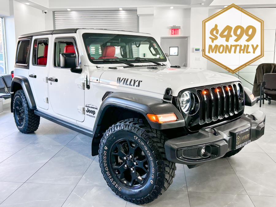 2021 Jeep Wrangler Unlimited Willys 4x4, available for sale in Franklin Square, New York | C Rich Cars. Franklin Square, New York