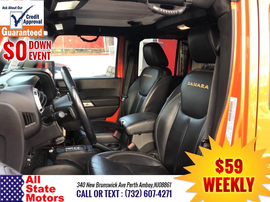 2015 Jeep Wrangler Unlimited 4WD 4dr Sahara, available for sale in Perth Amboy, New Jersey | All State Motor Inc. Perth Amboy, New Jersey 2015 Jeep Wrangler Unlimited 4WD 4dr Sahara, available for sale in Perth Amboy, New Jersey | All State Motor Inc. Perth Amboy, New Jersey